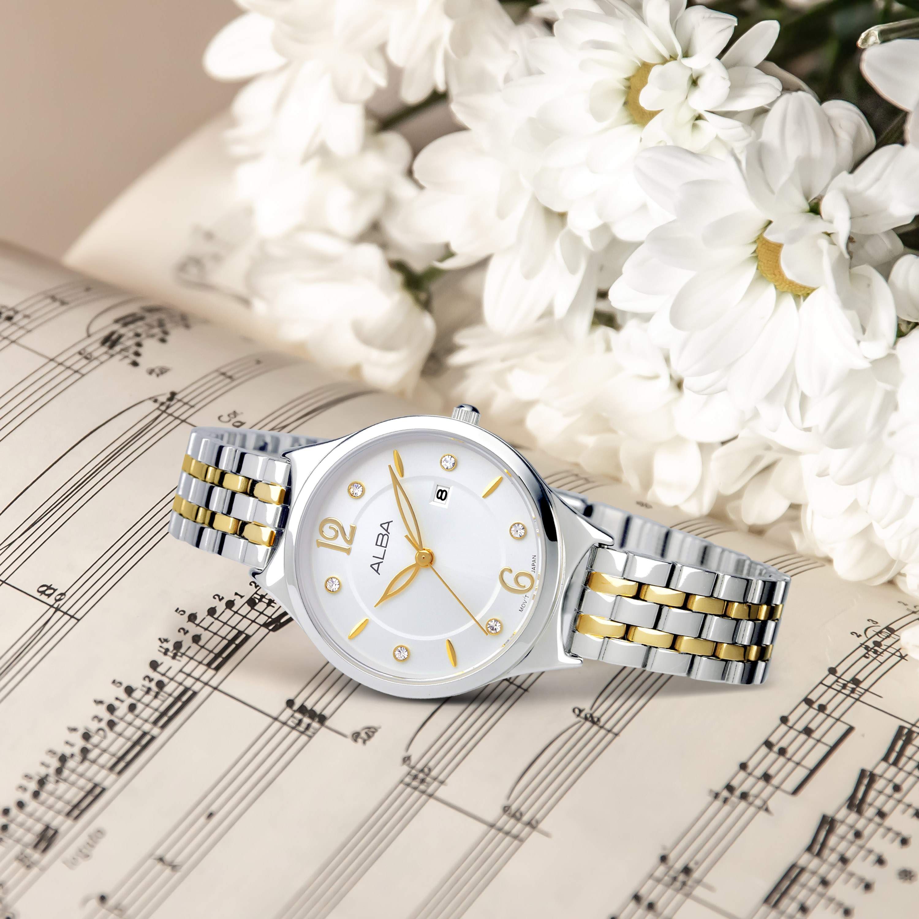 Alba watch deals silver