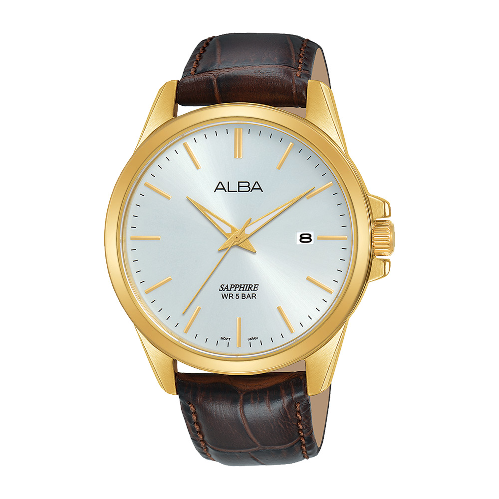 Alba watch leather sale